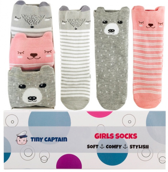 Toddler Girl Knee Socks Gift Set 6-24 Months 